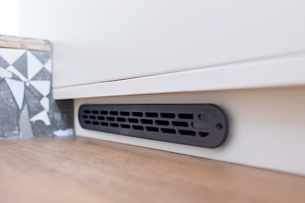 25cm Ausströmer für Standheizungen, 90 Grad Anschluss mit Abdeckung