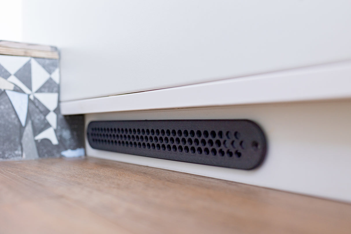 25cm Ausströmer für Standheizungen, 90 Grad Anschluss mit Abdeckung