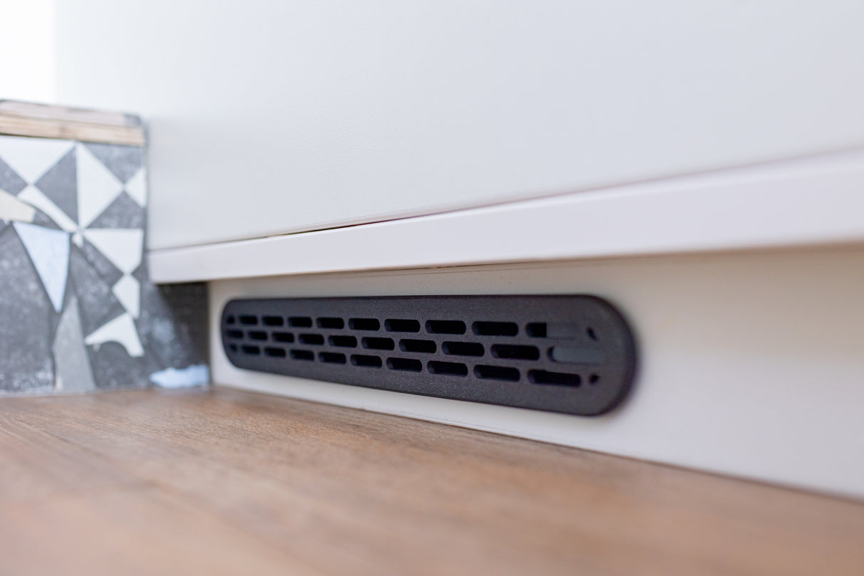 25cm Ausströmer für Standheizungen, 90 Grad Anschluss mit Abdeckung