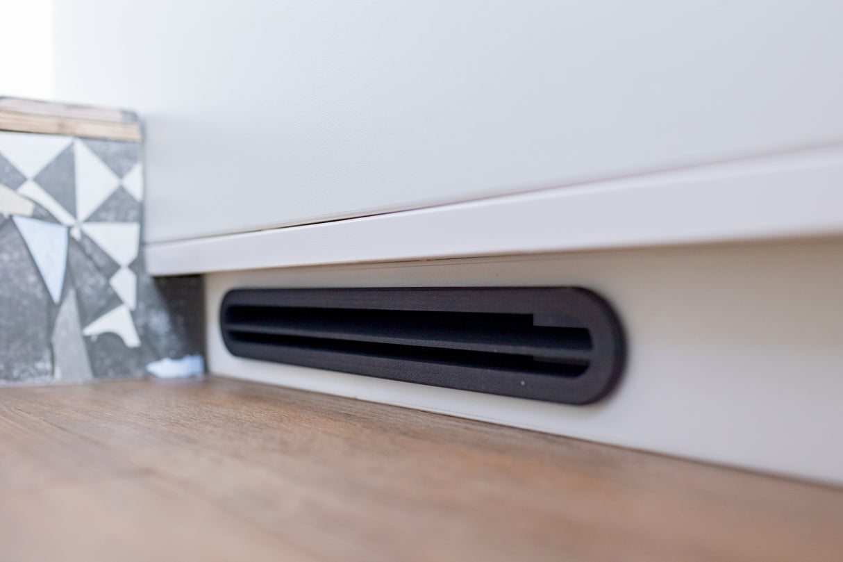 25cm Ausströmer für Standheizungen, 90 Grad Anschluss mit Abdeckung