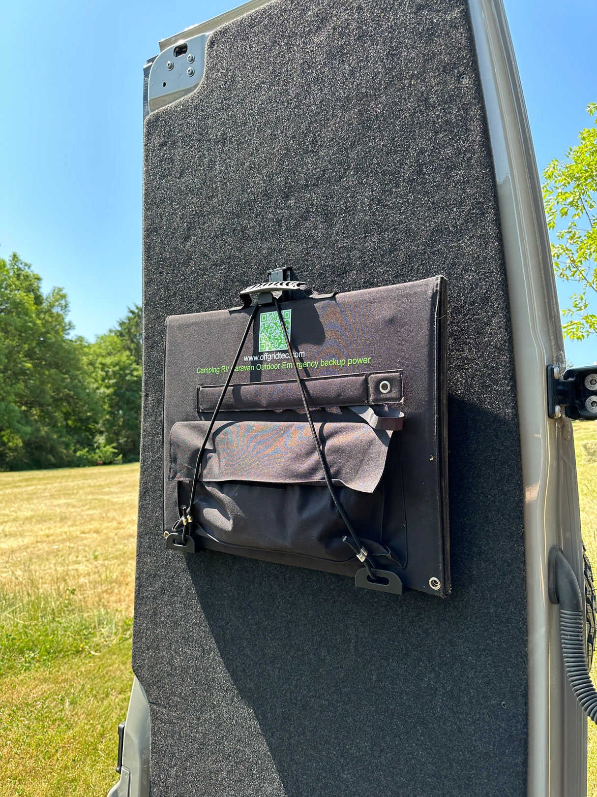 Halterung für Solartaschen