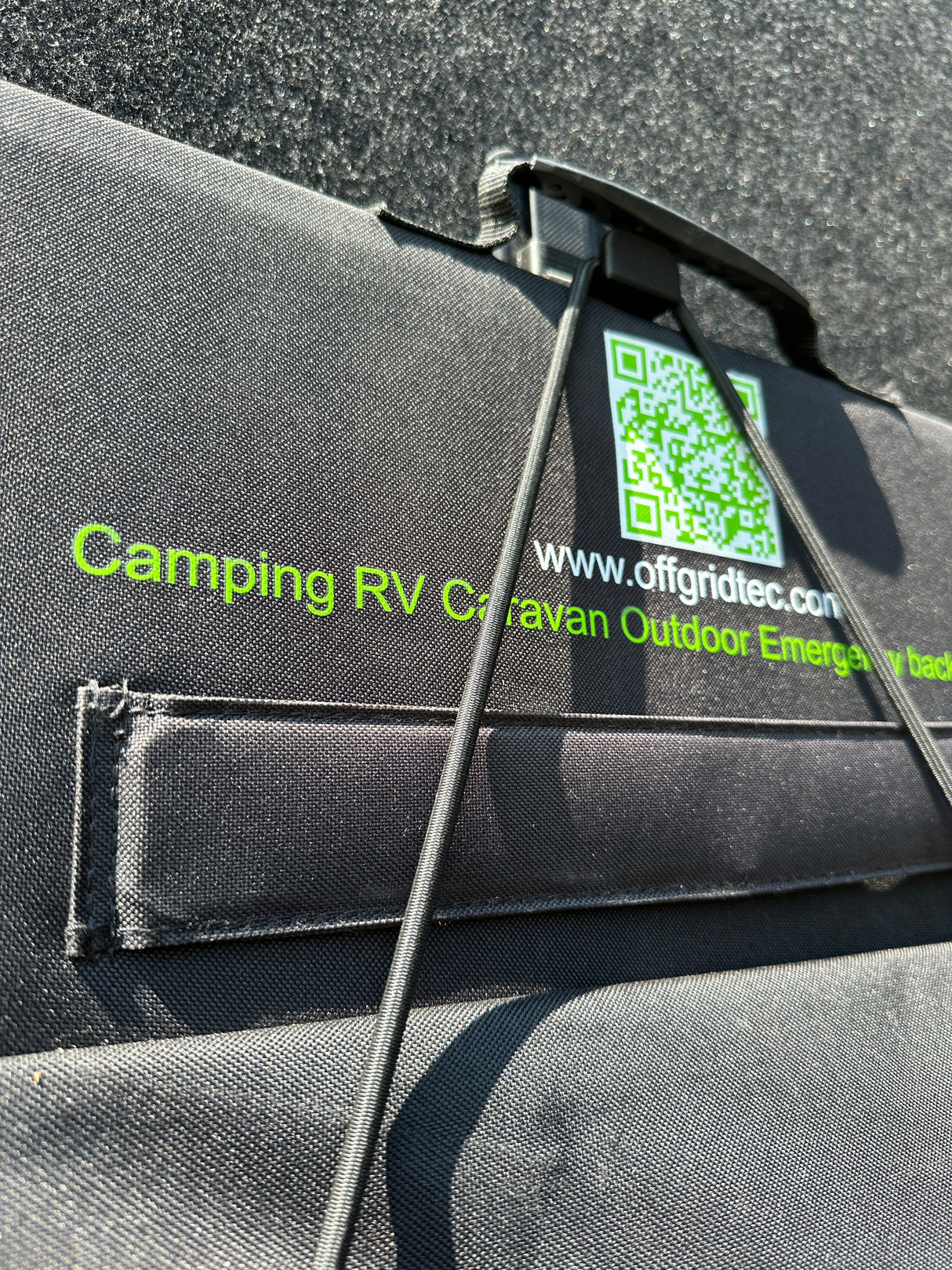 Halterung für Solartaschen