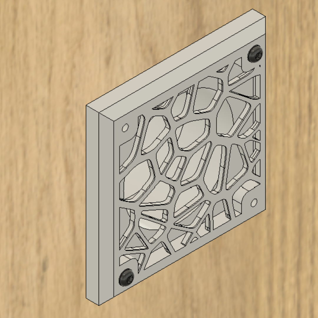 Ausströmer Eckig mit 90° Anschluss für 60mm Syteme