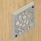 Ausströmer Eckig mit 90° Anschluss für 60mm Syteme