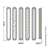 20cm Ausströmer für Standheizungen, gerader Anschluss mit Abdeckung