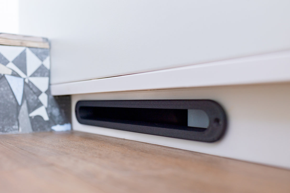 25cm Ausströmer für Standheizungen, 90 Grad Anschluss mit Abdeckung