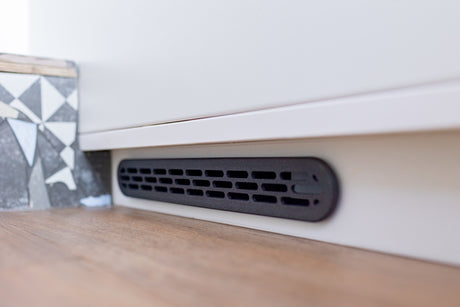 25cm Ausströmer für Standheizungen, 90 Grad Anschluss mit Abdeckung