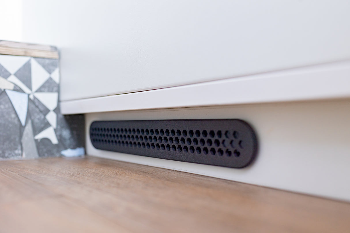 25cm Ausströmer für Standheizungen, 90 Grad Anschluss mit Abdeckung